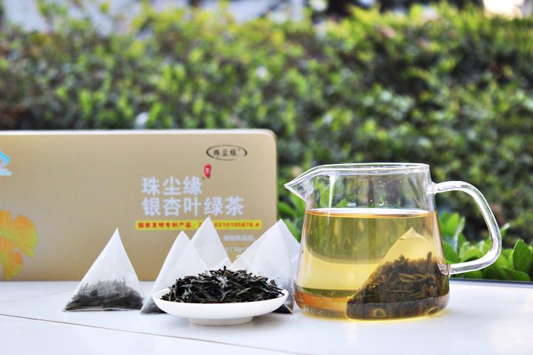 陕西瑞绿园银杏科技,珠尘缘银杏叶绿茶,珠尘缘银杏茶,珠尘缘